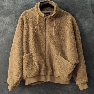 Cotton On Teddy Jacket in Camel Brown